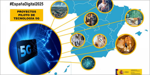 Adjudicados ocho nuevos proyectos piloto 5G que se desarrollarán en 2020 y 2021