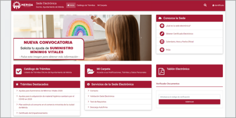 Mérida avanza en su estrategia EDUSI con la implantación de una nueva sede electrónica