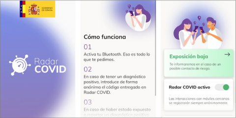 La app RadarCOVID, en fase de pruebas en seis comunidades autónomas