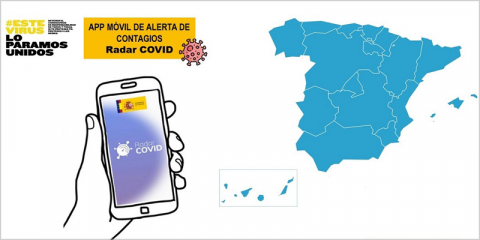 RadarCOVID completa su instalación en 13 comunidades autónomas y libera su código