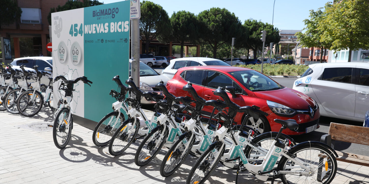 florero estanque heroína BiciMAD Go, el nuevo servicio de bicicletas eléctricas sin base fija de  Madrid • ESMARTCITY