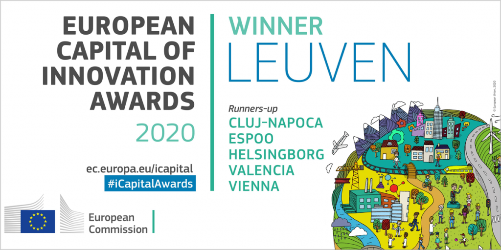 Lovaina gana el premio Capital Europea de la Innovación 2020
