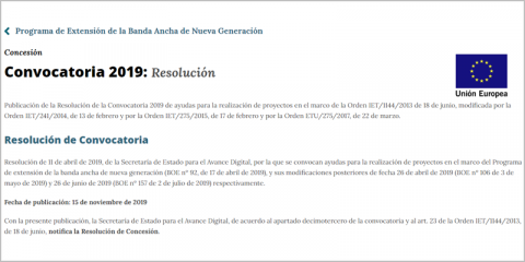 La cobertura de velocidad ultrarrápida llegará al 93% de la población