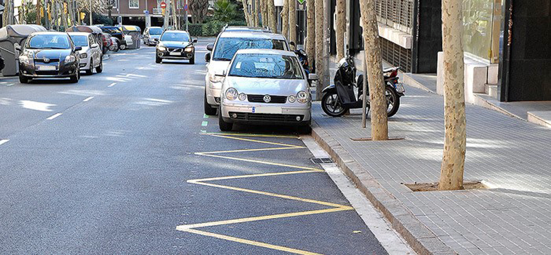 solución de parking inteligente para zonas de carga y descarga