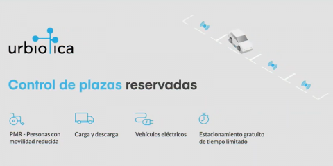 Urbiotica lanza una solución integral para controlar el uso de plazas de parking reservadas