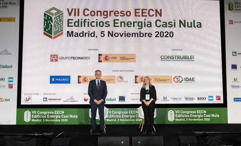 David Lucas e Inés Leal en el VII Congreso Edificios Energía Casi Nula
