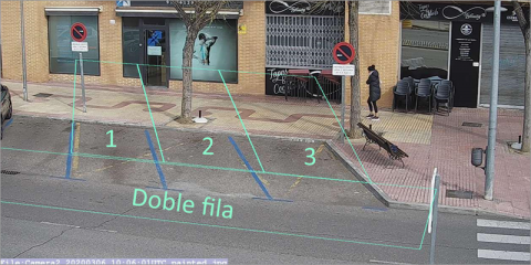 Gestión de plazas de parking de carga y descarga mediante cámaras de vigilancia sobre AWS