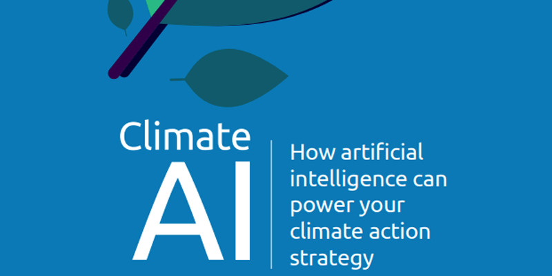 La inteligencia artificial ayudará a las organizaciones en su estrategia de acción climática
