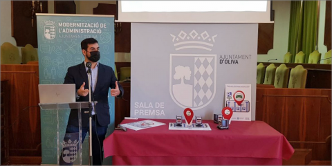 El municipio valenciano de Oliva presenta un programa piloto de aparcamiento inteligente
