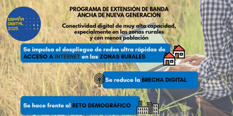 Nueva convocatoria de ayudas para la extensión de banda ancha de nueva generación