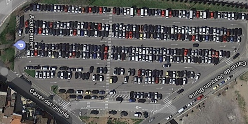 Sensores de guiado de parking: detección de plazas ocupadas