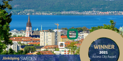 Jönköping, en Suecia, en el primer puesto de los Premios Ciudad Accesible 2021