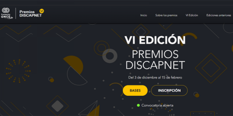 Convocada la VI edición de los Premios Discapnet a las tecnologías accesibles