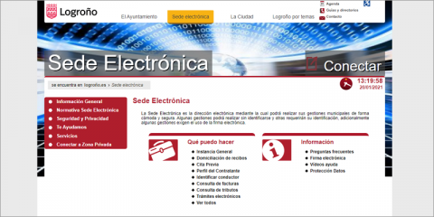 Logroño permitirá realizar el 90% de los trámites en su administración electrónica