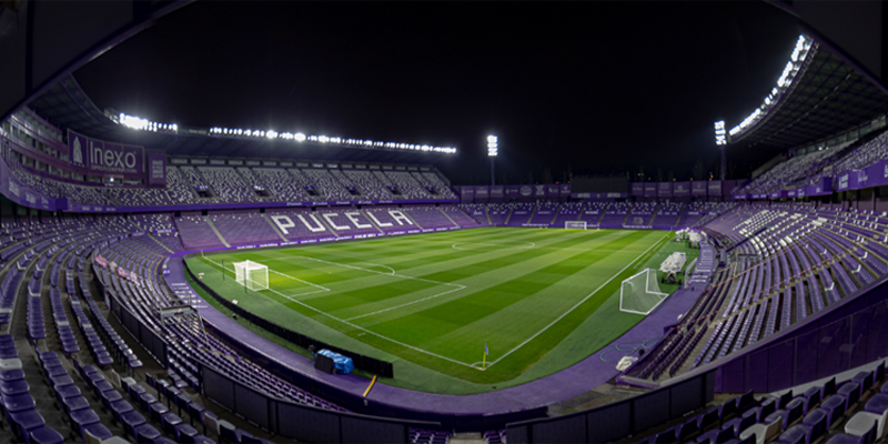 Signify renueva el sistema de iluminación del estadio del Real Valladolid