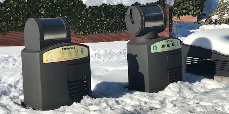 Los sistemas neumáticos de recogida de residuos operan con normalidad tras la tormenta de nieve