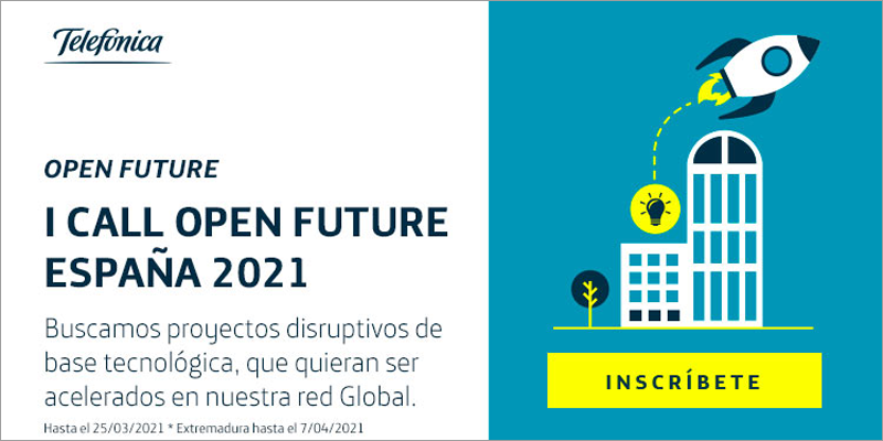 Abre la primera convocatoria de Open Future 2021 para buscar proyectos disruptivos de base tecnológica