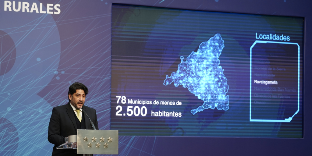 Concluye el despliegue de la fibra óptica en 78 pequeños municipios de la Comunidad de Madrid