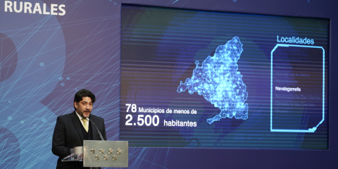Concluye el despliegue de la fibra óptica en 78 municipios rurales de la Comunidad de Madrid