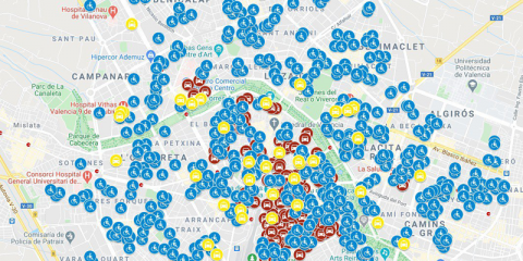 Concluye la instalación de 1.060 sensores de smart parking en la ciudad de Valencia