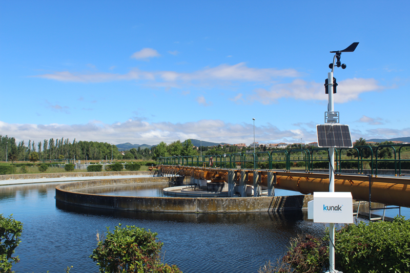 Kunak monitoriza las emisiones difusas en la depuradora de aguas residuales de Arazuri, en Navarra