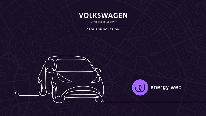 alianza de Volkswagen y Energy Web