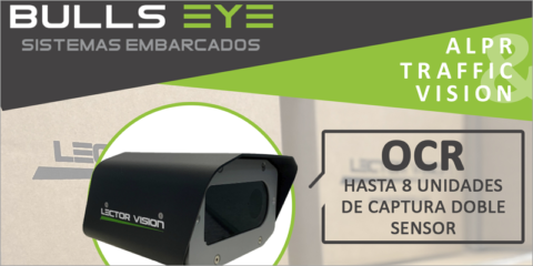 Versión ampliada del sistema móvil de lectura automática de matrículas Bulls Eye de Lector Vision