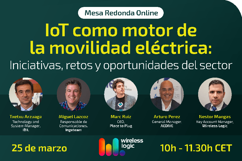 mesa redonda ‘IoT como motor de la movilidad eléctrica: iniciativas, retos y oportunidades del sector’