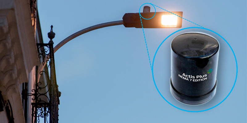 El nodo Actis Plus Nema 7 para la gestión inteligente de luminarias LED incorpora nuevas funcionalidades