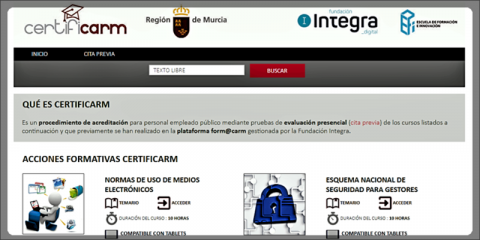 La Región de Murcia oferta cursos online sobre ciberseguridad para sus empleados públicos