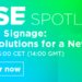 RISE Spotlight de ISE organiza su último evento virtual, sobre señalización digital