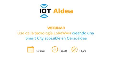 Webinar sobre el proyecto de smart city ‘IOT Aldea’ de la comarca de Oarsoaldea en Gipuzkoa