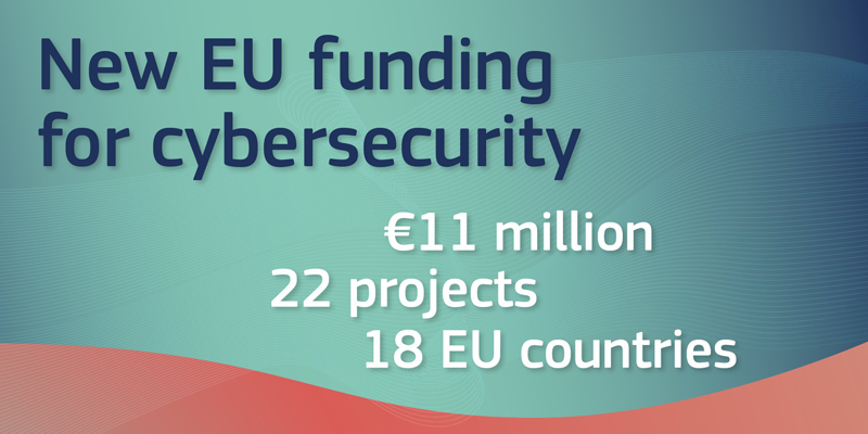 La Comisión Europea destina 10,9 millones de euros a 22 proyectos de ciberseguridad