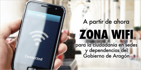 Las dependencias del Gobierno de Aragón estrenan una red wifi gratuita para la ciudadanía