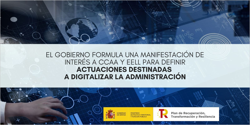 Manifestación de interés para definir actuaciones de transformación digital de la administración