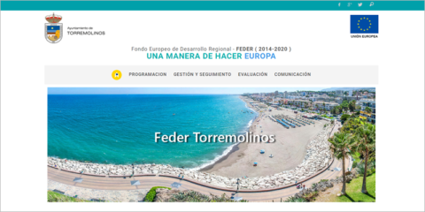 El Ayuntamiento de Torremolinos lanza una web con información sobre sus proyectos EDUSI