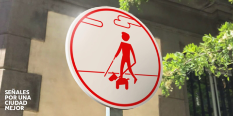 Campaña sobre el uso cívico del espacio urbano para evitar barreras a personas con discapacidad