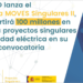Aprobada la primera convocatoria del Programa Moves Singulares II por valor de 100 millones de euros