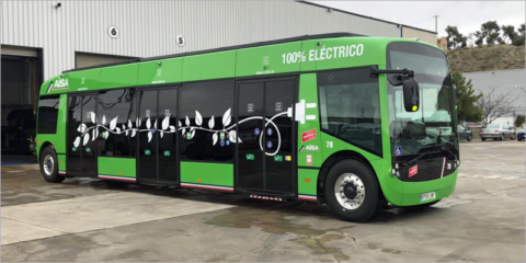 La localidad de Getafe acoge una prueba piloto con un autobús urbano 100% eléctrico