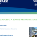Sistema de Pavapark para el control de acceso y aforo a zonas restringidas