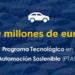 El CDTI lanza la convocatoria de ayudas del Programa Tecnológico de Automoción Sostenible