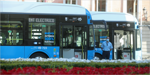 La flota de la Empresa Municipal de Transportes de Madrid suma 30 nuevos autobuses eléctricos