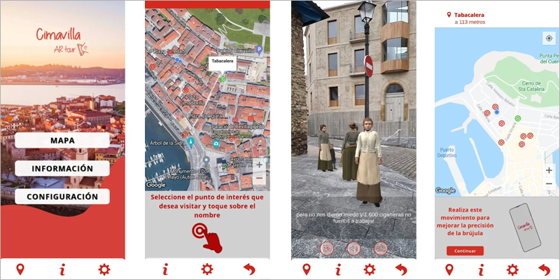 Gijón pone en marcha dos rutas turísticas mediante realidad aumentada