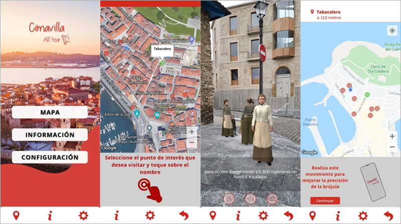 rutas turísticas de realidad aumentada en Gijón