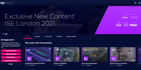 La plataforma online ISE Digital ofrece los contenidos del evento de Londres hasta finales de 2021