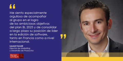 Laurent Savelli, nombrado nuevo director de Marketing y Desarrollo de Productos de Berger-Levrault