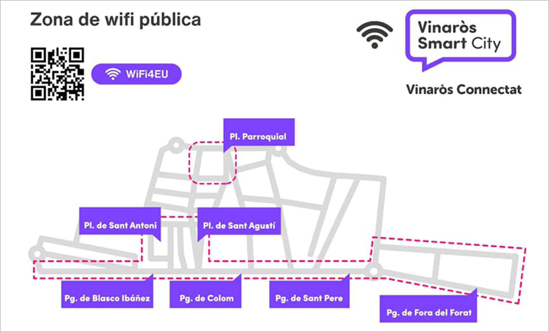 puntos wifi de Vinaròs