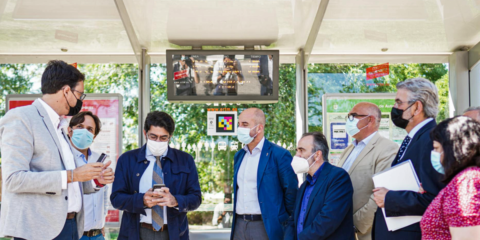 Nuevo sistema de señalización para hacer más accesibles los autobuses de la Comunidad de Madrid