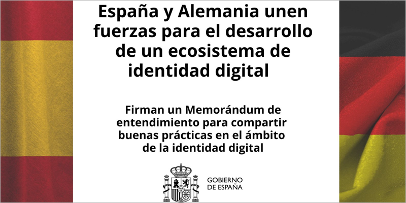 España y Alemania colaborarán en el ámbito de la identidad digital descentralizada y transfronteriza