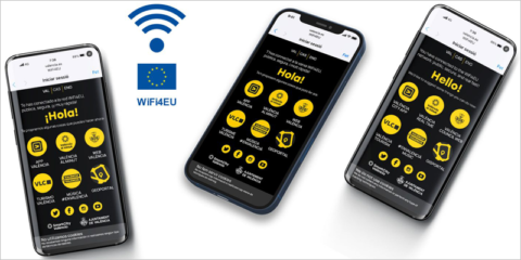 La ciudad de Valencia estrena un portal de acceso a la red gratuita europea WIFI4EU